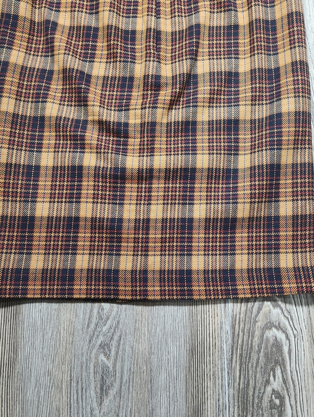 Remain Birger Christensen Cotton Blend Plaid Pencil Skirt Size 6 Knee Length - Picture 10 of 15